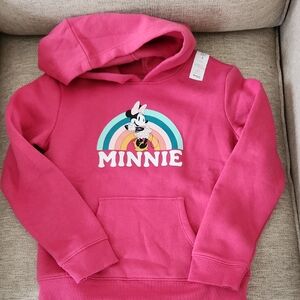 NWT Disney Minnie Mouse Girls Hoodie Size 7